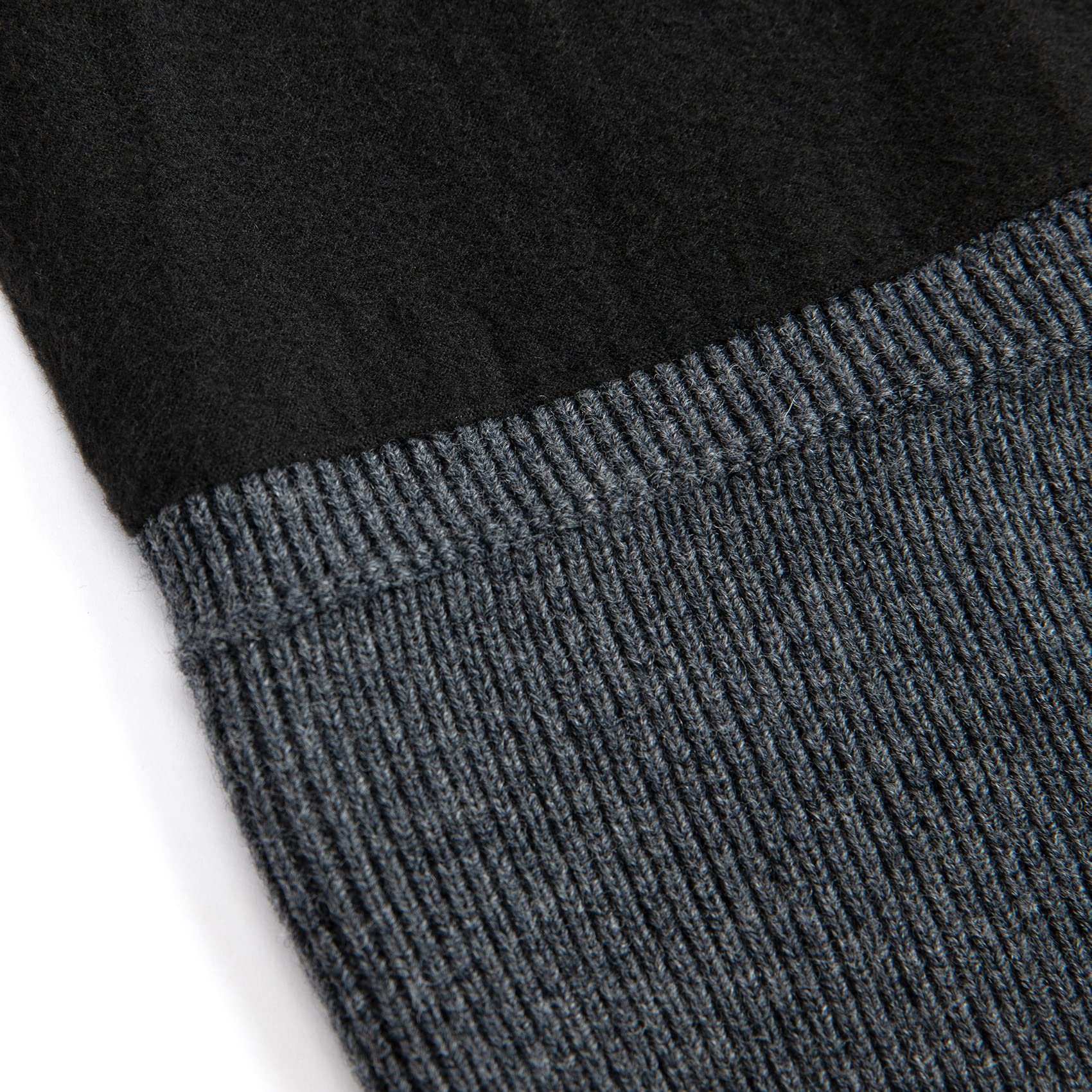 Gift-ready dark gray Merino Wool Beanie with options