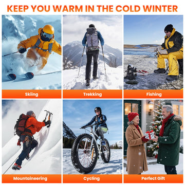 LAMA two piece battery bundle offering extended warmth on trips