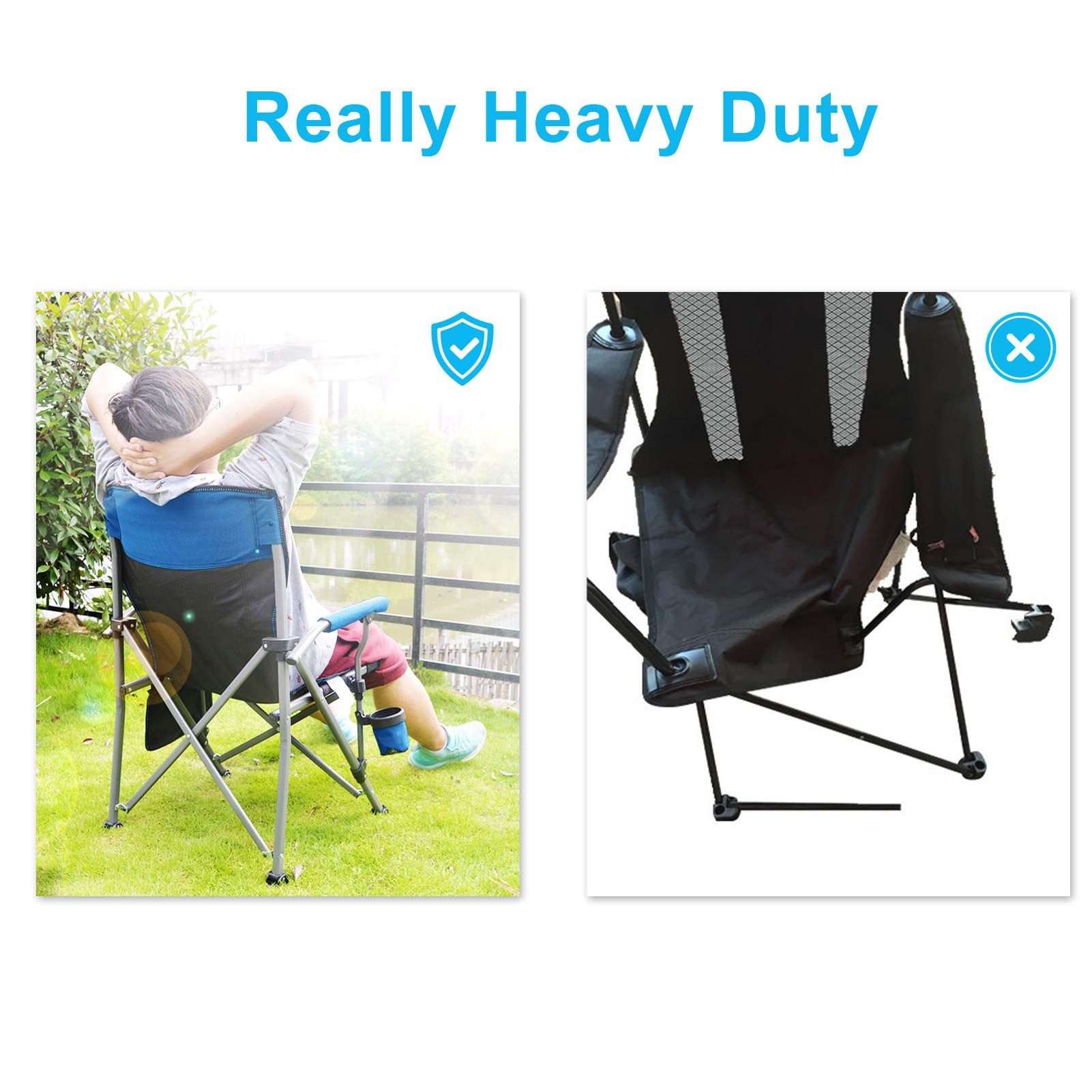 Lamberia camping chair durable frame gray signals long-lasting reliability for outdoor use.