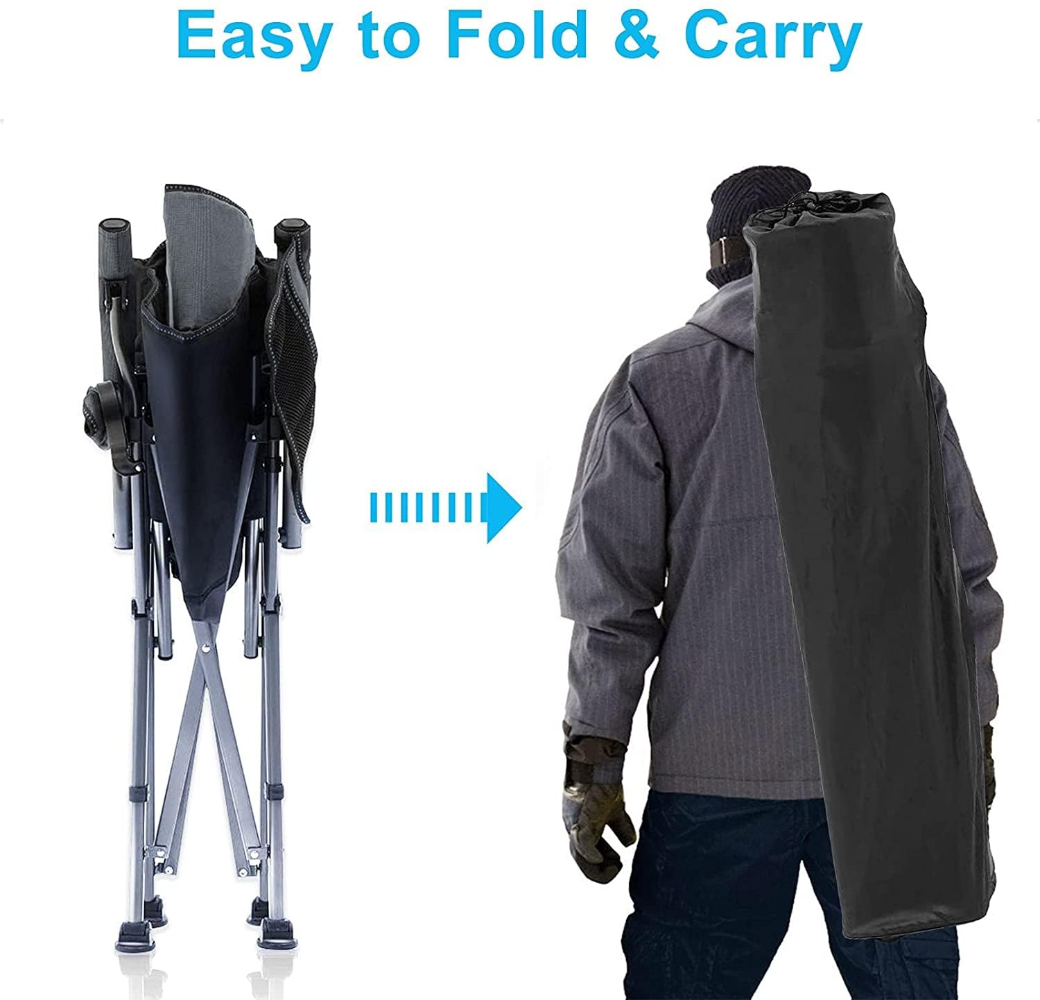 Lamberia camping chair weight capacity gray emphasizes up to 330 pounds of support.