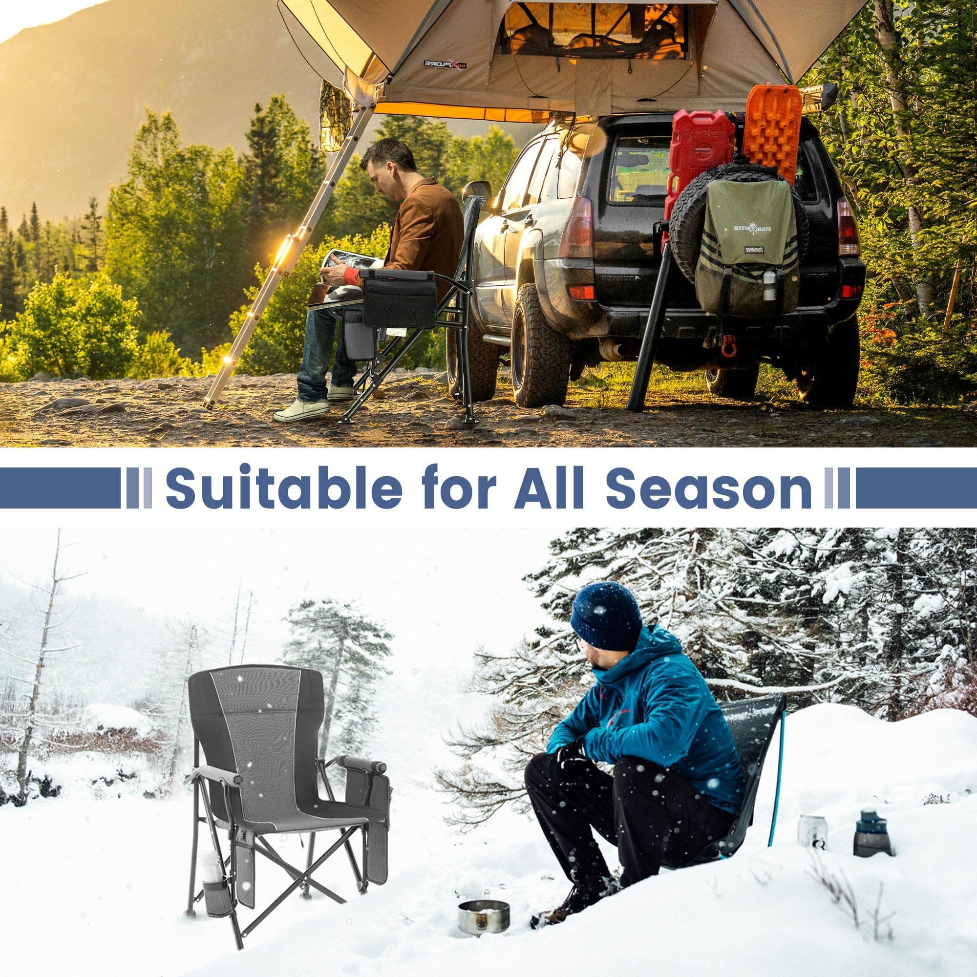 Lamberia heated chair sturdy X-frame supports up to 400 lbs.