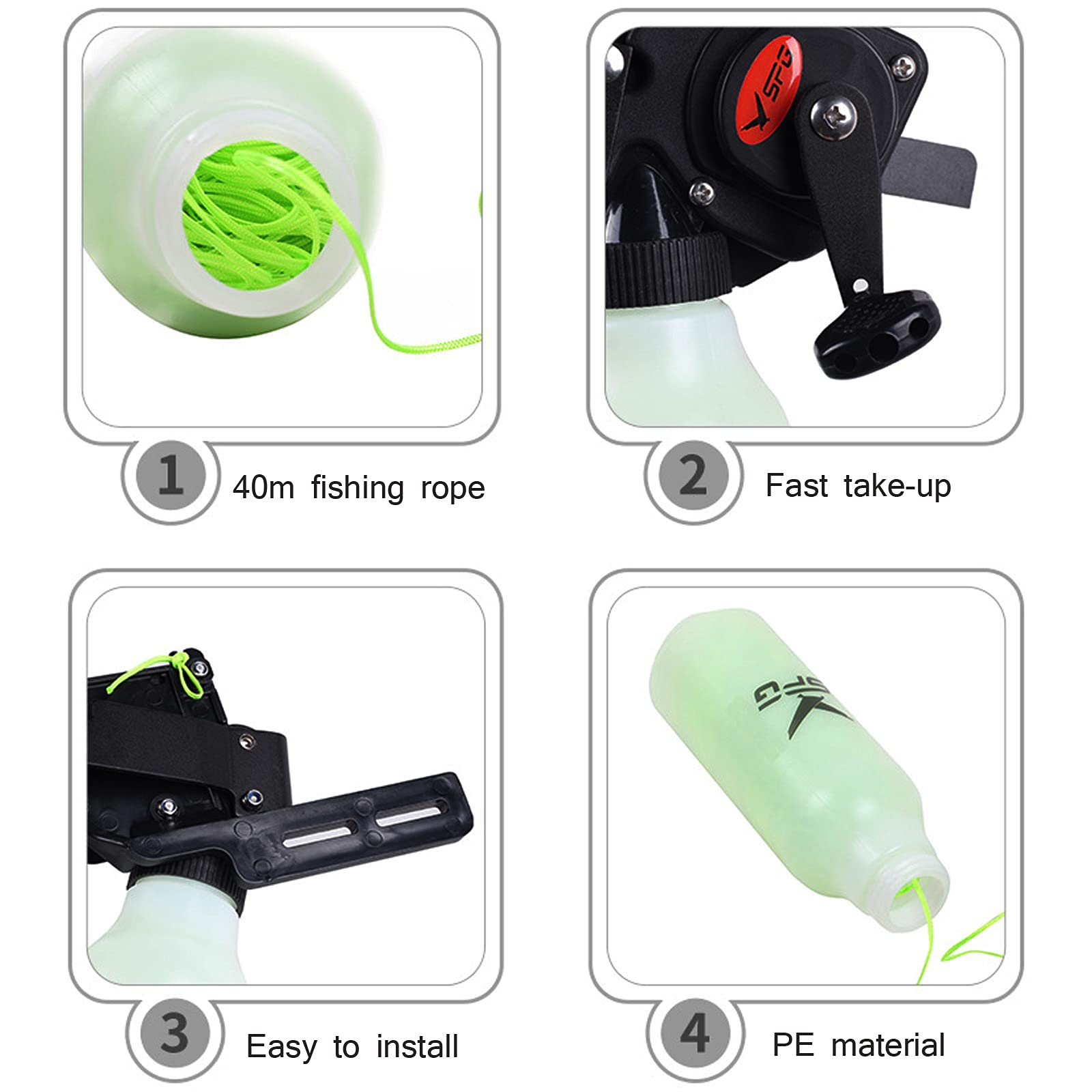 Lamehfyo bowfishing safety slides enable secure handling and quick setup