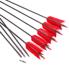 Lamehfyo flu-flu arrow with four feathers for balanced control