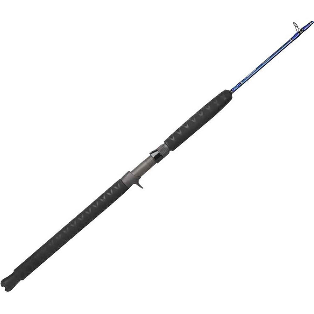 Lamiglas Blue Water 7ft conventional rod in full view for offshore casting.