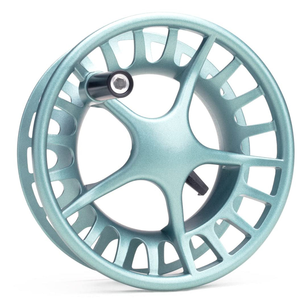 Lamson Liquid/Remix spool compatible with first-gen reels for quick line changes.