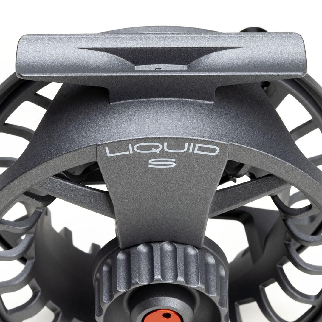 LAMSON Liquid 3+ S-Series frame close-up emphasizing rugged pressure cast aluminum durability.