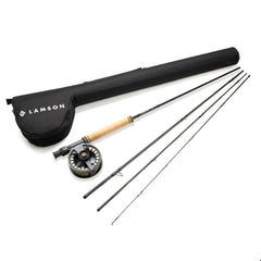 LAMSON Liquid Combo rod and reel setup ready for water with smooth casting potential