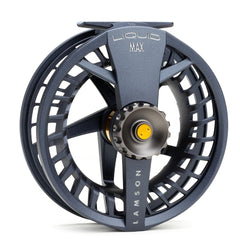 Lamson Liquid Max 10wt reel body for saltwater reliability and durable performance.