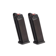 Lancer Tactical Glock magazine, 26-round metal, green gas, for Galaxy GX001, reliable feeding and faster reloads