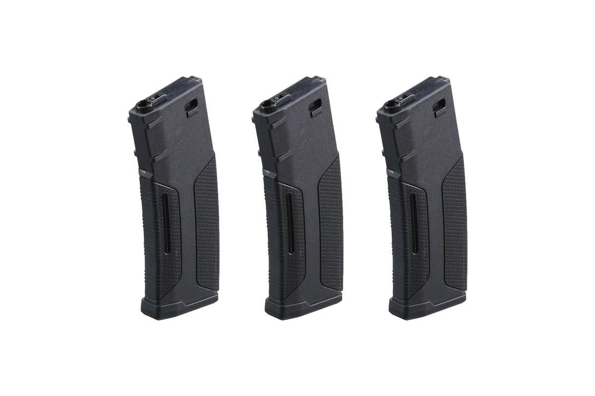 Lancer Tactical advanced polymer M4 mid-cap 140RD 3-pack, smooth feeding for reliable field use