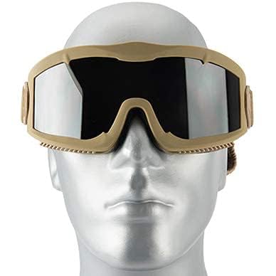 Carry bag and spare lens included with Lancer Tactical AERO goggles.