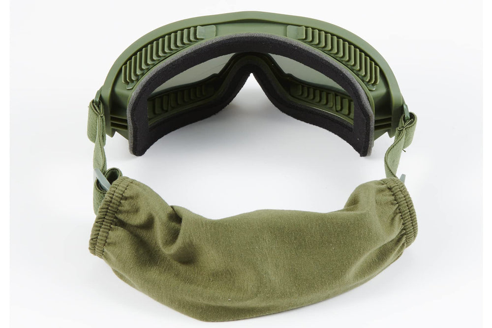 Lancer Tactical AERO dual-pane lenses provide clear, anti-fog vision.