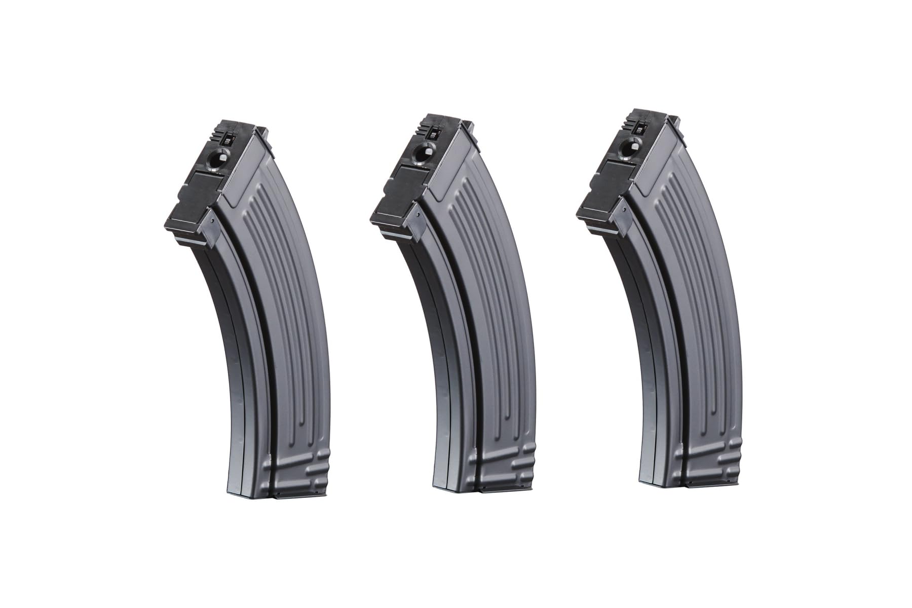 Lancer Tactical AK Gen 2 550-round magazine pack, front view, ideal for IU-AK47M/728-G2 rifles.