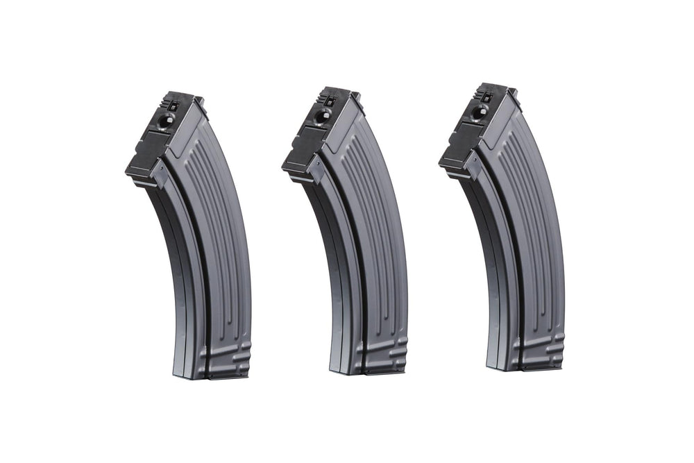Lancer Tactical AK Gen 2 550-round magazine pack, front view, ideal for IU-AK47M/728-G2 rifles.