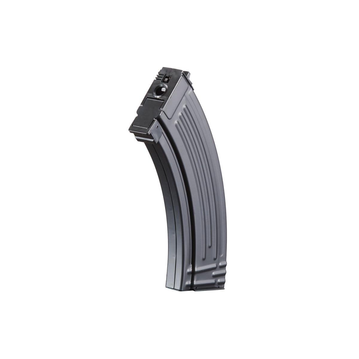 Lancer Tactical AK Gen 2 high-cap magazine front view for quick reloads and reliable feeding.