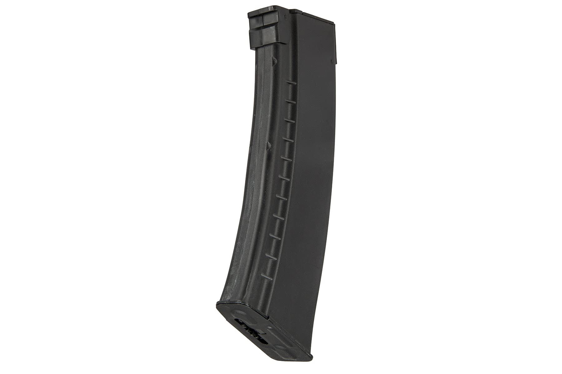 Lancer Tactical AK hi-capacity magazine polymer body with impact-resistant texture.