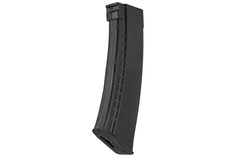 Lancer Tactical AK hi-capacity magazine polymer body with impact-resistant texture.