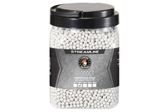 Lancer Tactical BBS bucket with 10,000 rounds provides bright white visibility for easy spotting.