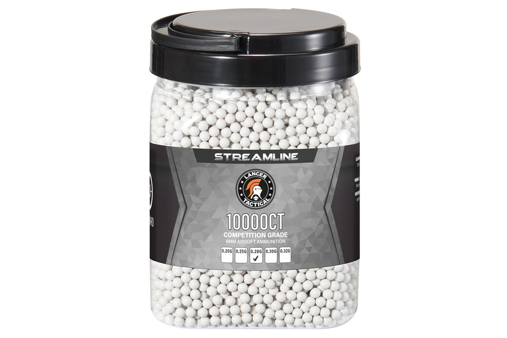 Lancer Tactical BBs in a full bucket for high-volume play
