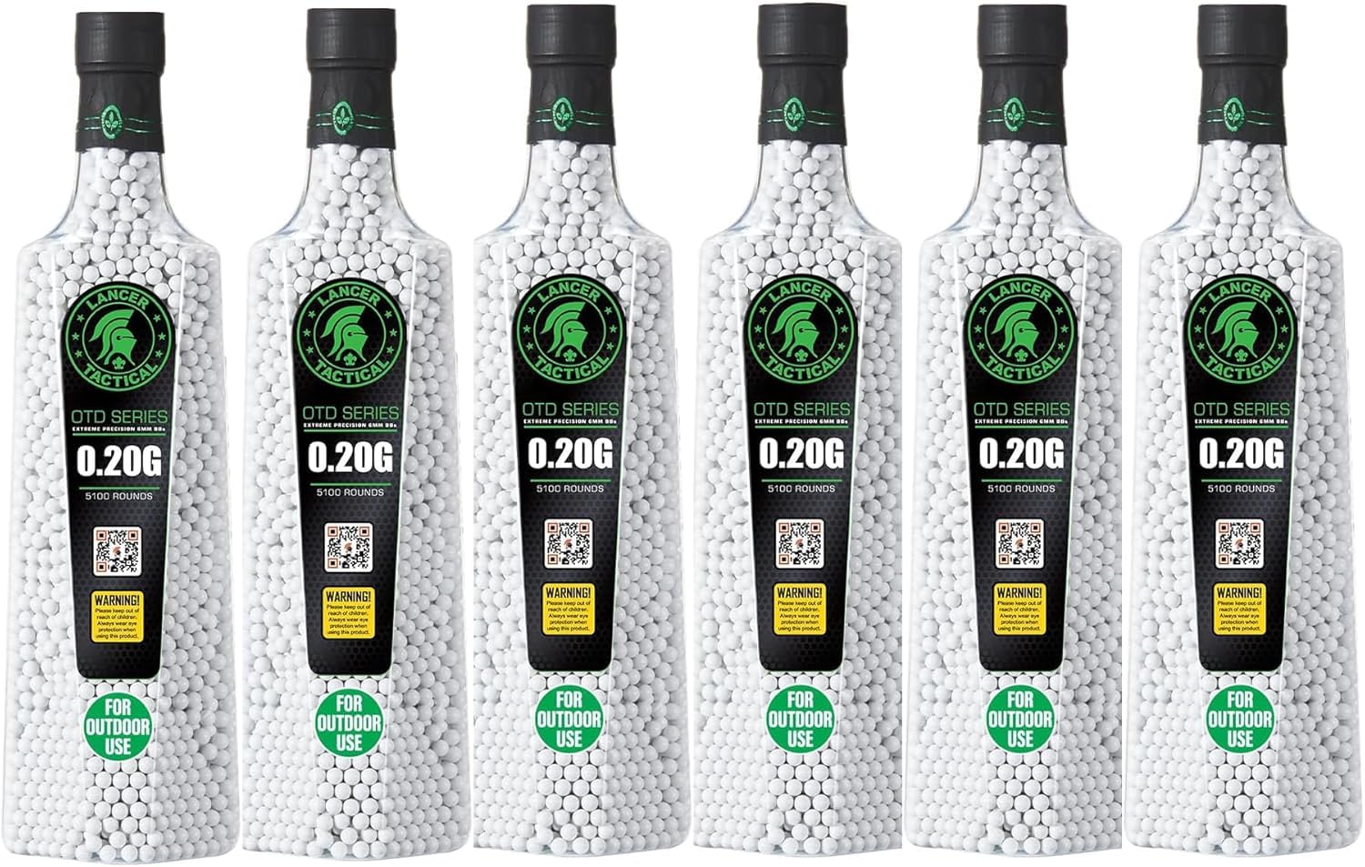 Lancer Tactical BBS outdoor field use with uniform diameter for consistent shots