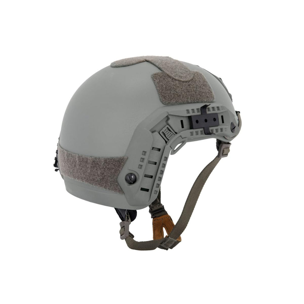 Lancer Tactical helmet side rails for accessory attachment and customization.