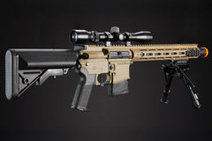 Lancer Tactical flip-up sights enable fast target acquisition in any scenario.