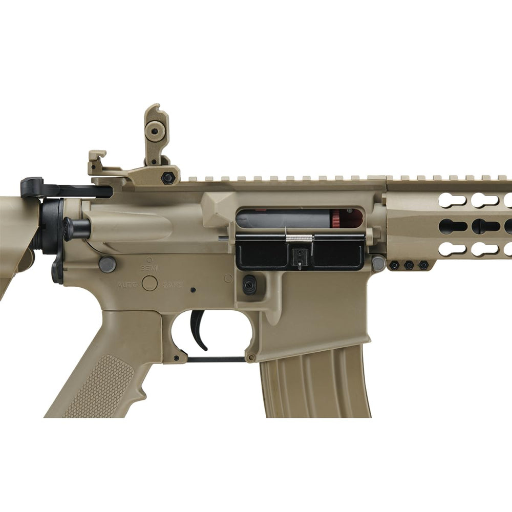 Lancer Tactical Gen 2 M4 Carbine high-capacity magazine for extended sessions.