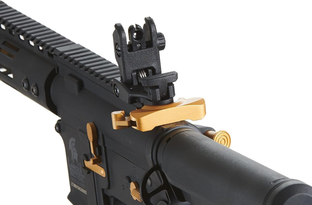 Lancer Tactical Archon Gen 3 9-Inch LiPo battery and charger included for quick setup.