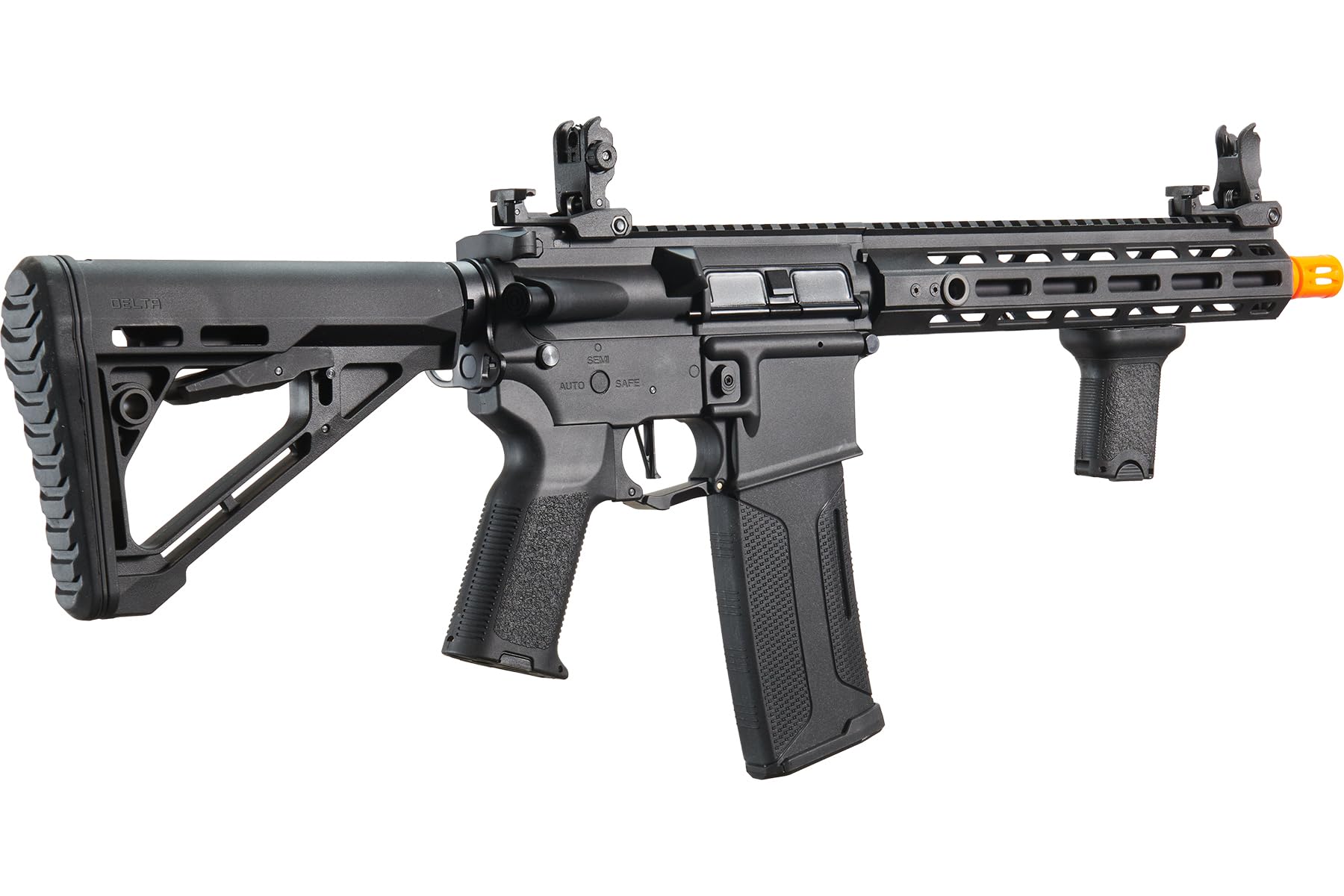 Lancer Tactical Gen 3 Hellion MLOK 10 textured pistol grip enhances grip in any maneuver.