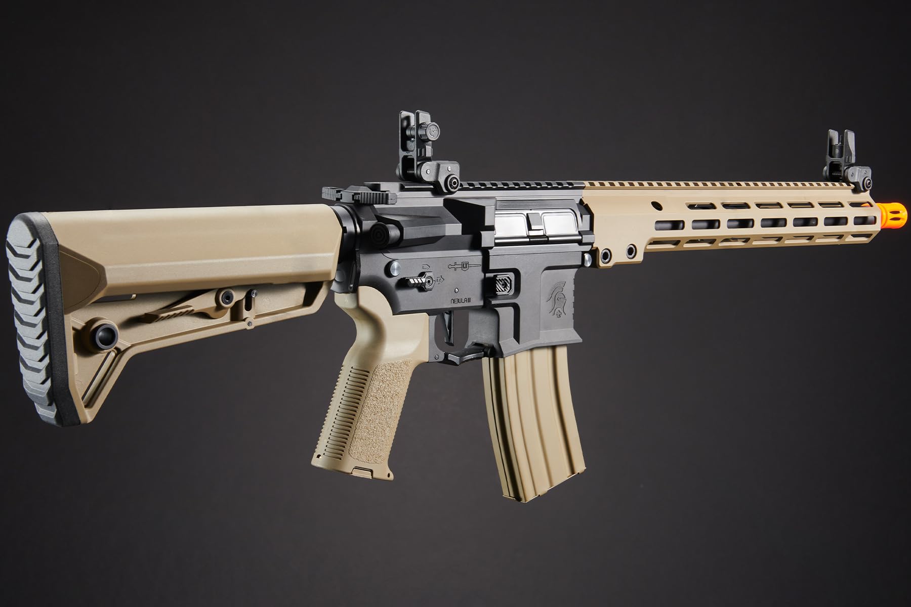 Lancer Tactical Gen 4 Nebula II mid-cap 140-round magazine highlights reliable feeding during long skirmishes.