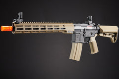 Lancer Tactical Nebula II ambidextrous controls image shows quick operation in both hands.