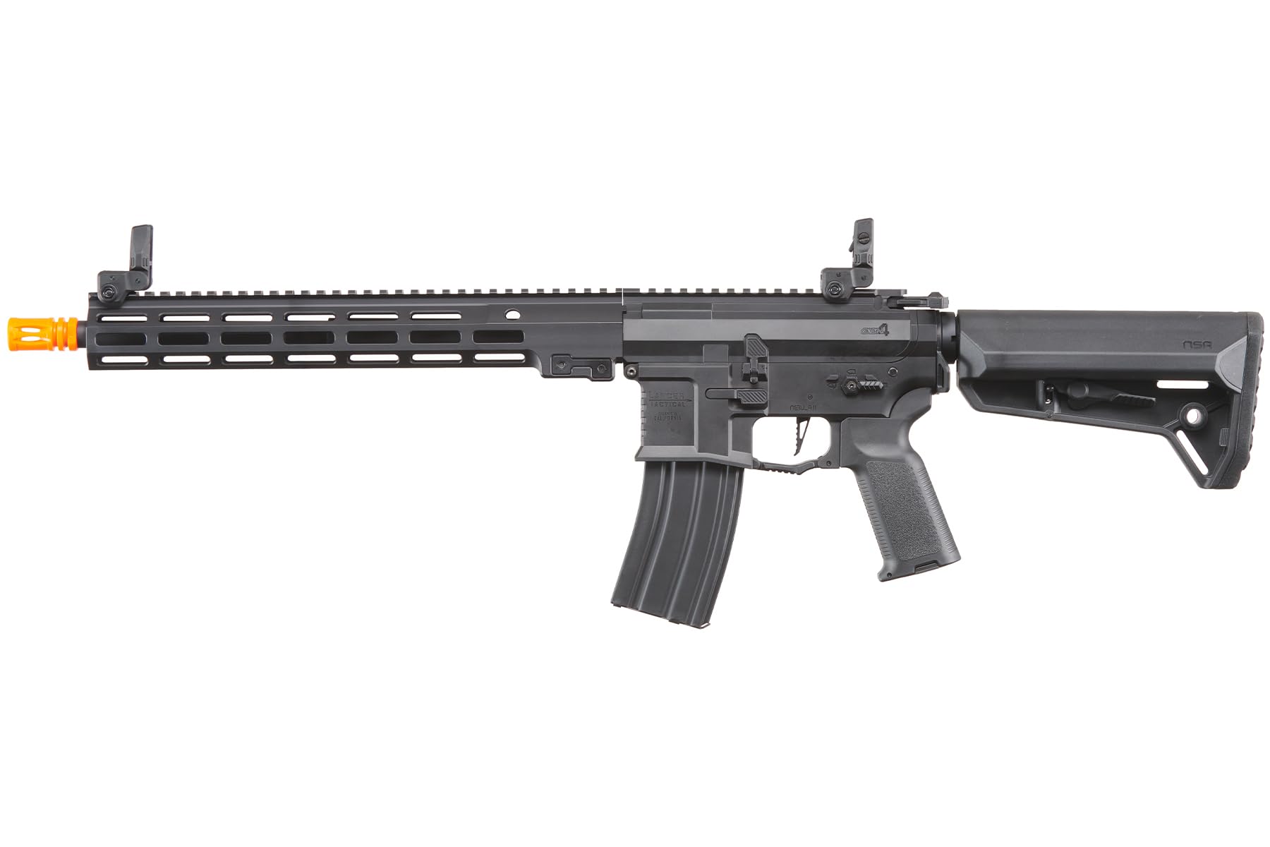 Lancer Tactical Nebula II ETU Predator Stalker muzzle and front sight for field readiness