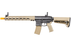 Lancer Tactical Gen 4 Nebula II ETU Predator Stalker receiver in tan boosts durability for outdoor skirmishes.
