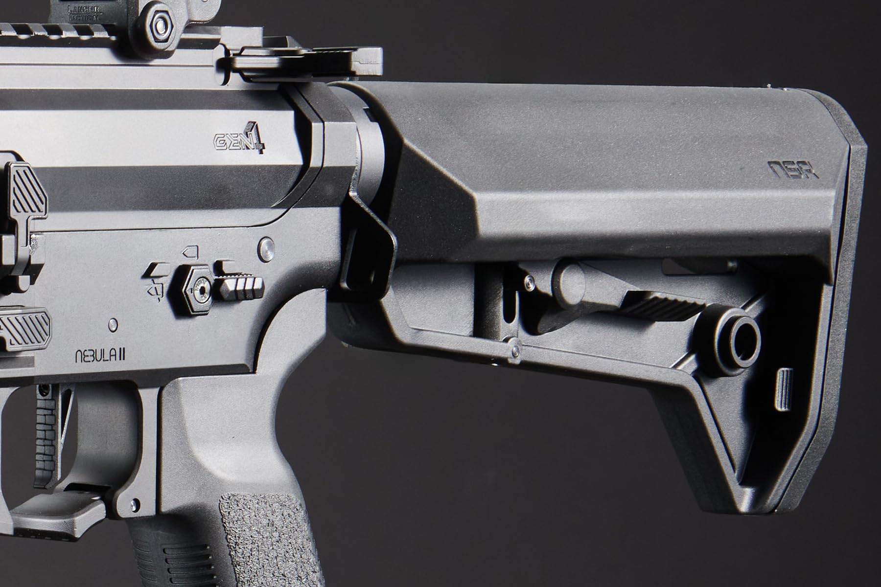 Lancer Tactical Nebula II ETU Predator Stalker rotary hop-up tunes for stable accuracy.