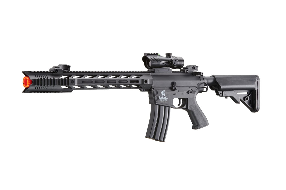 Lancer Tactical Gen II Interceptor nylon reinforced body for durable airsoft performance.