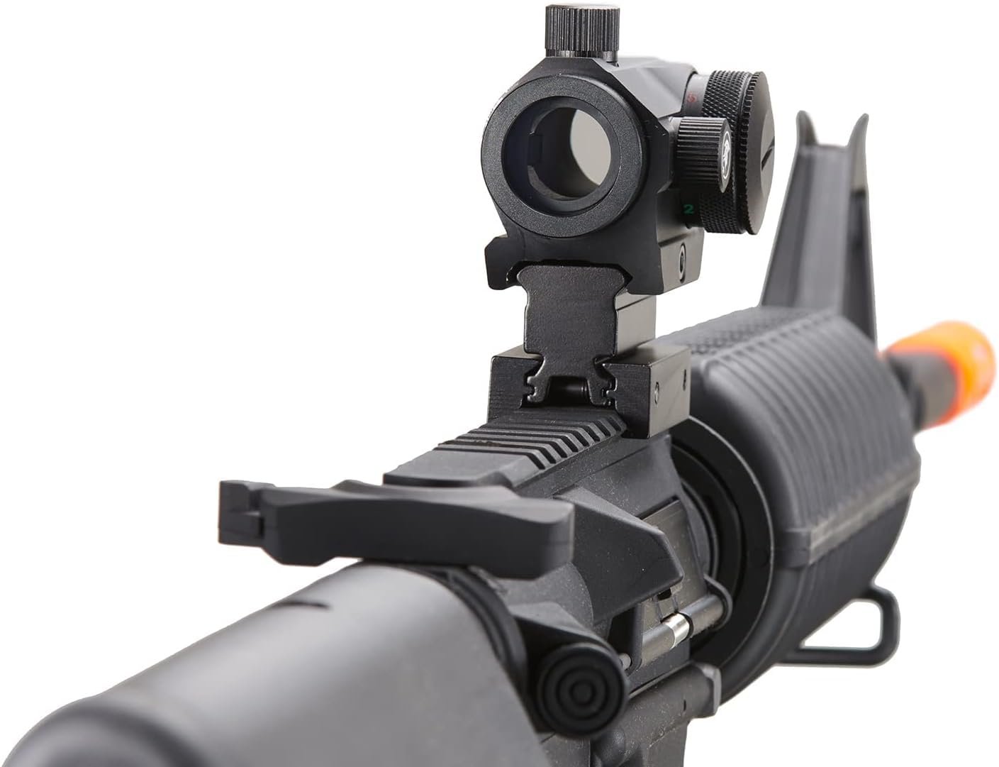 Lancer Tactical Gen 2 quick-change spring, customize velocity without disassembly.
