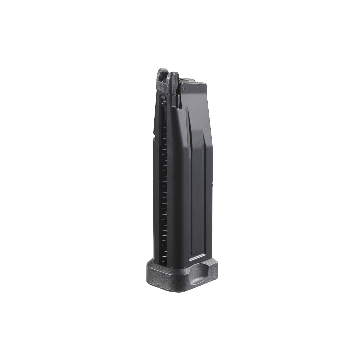 Front view of Lancer Tactical Heracles Hi-Capa CO2 magazine with 28-round capacity