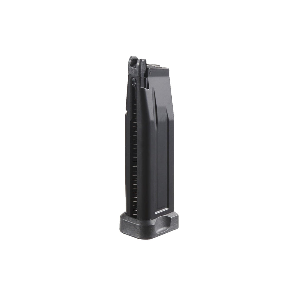 Front view of Lancer Tactical Heracles Hi-Capa CO2 magazine with 28-round capacity