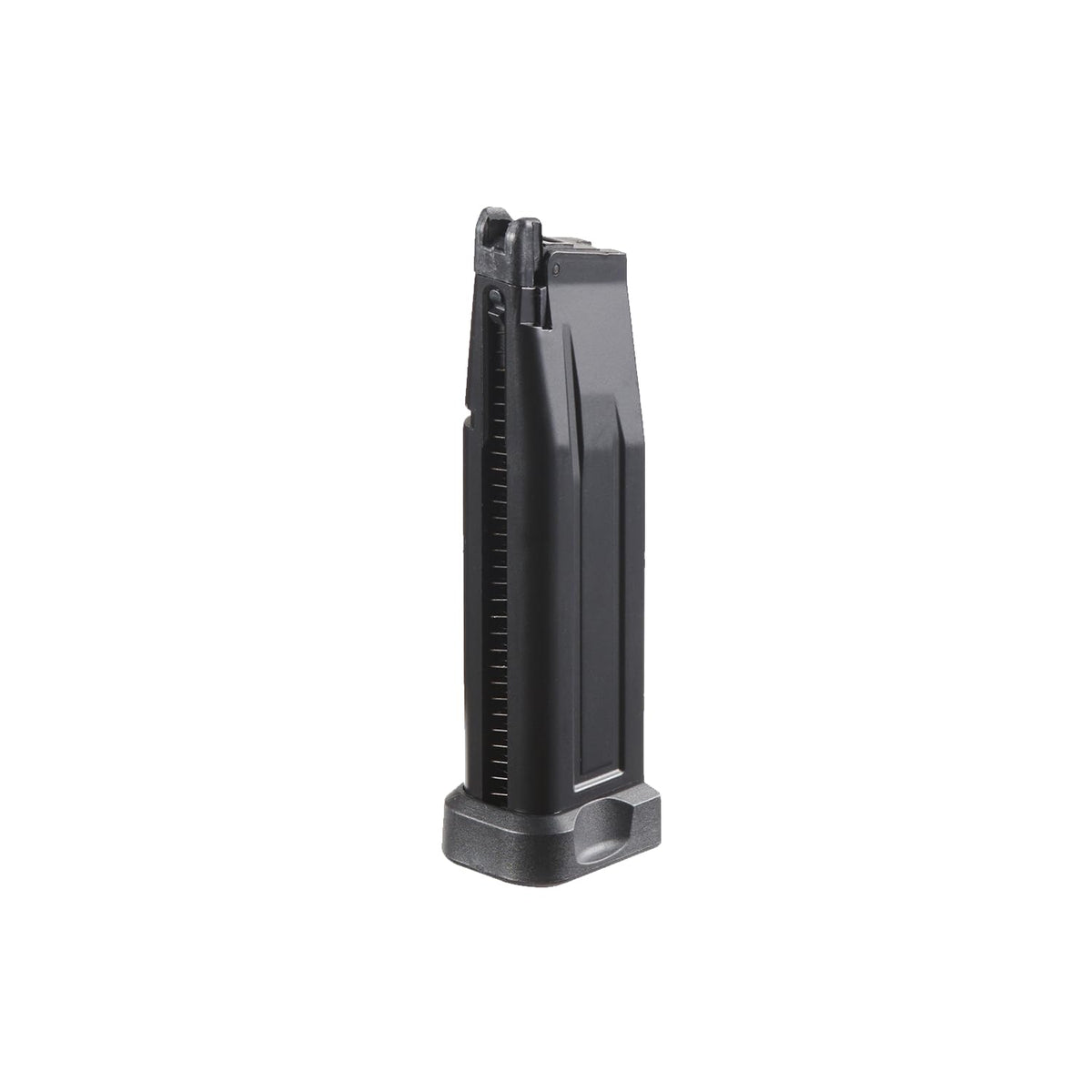 Front view of Lancer Tactical Heracles Hi-Capa CO2 magazine with 28-round capacity