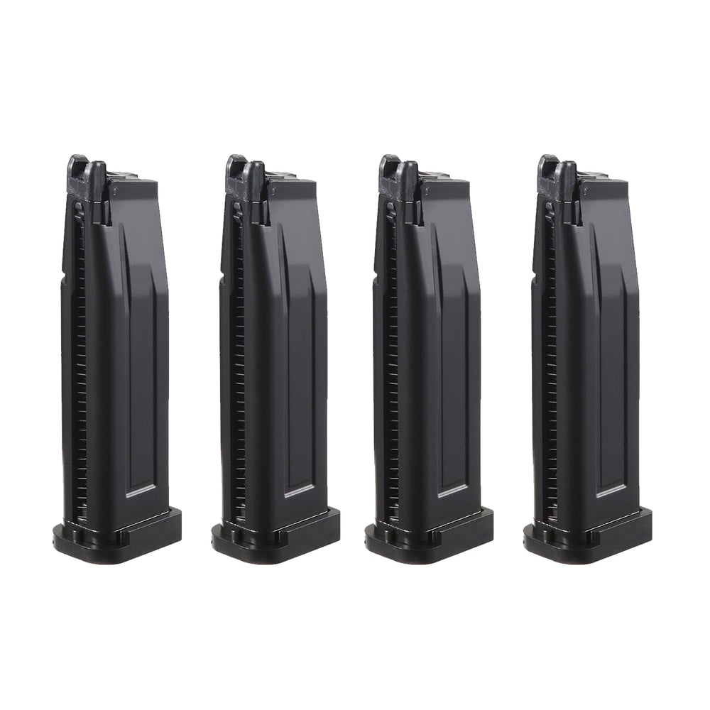 Knightshade magazine features a polymer baseplate for secure handling.