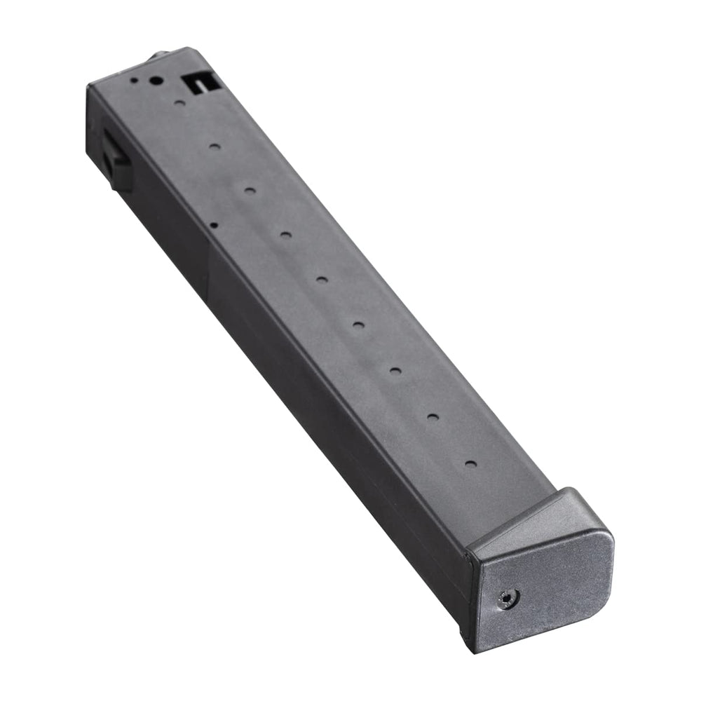 LT-35 120-round mag rear view, compact design supports quick reloads.