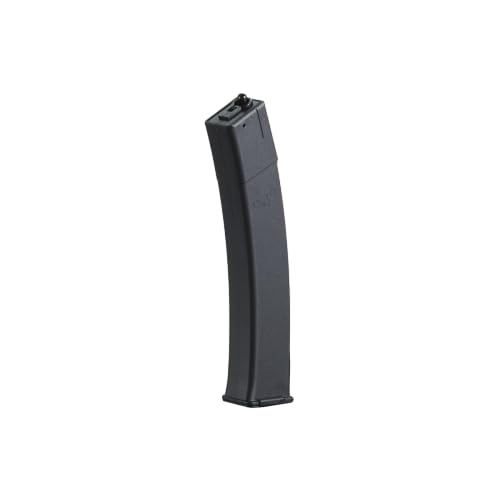Lancer Tactical mid-cap PP20 95rd magazine, front view, durable polymer for dependable field play.
