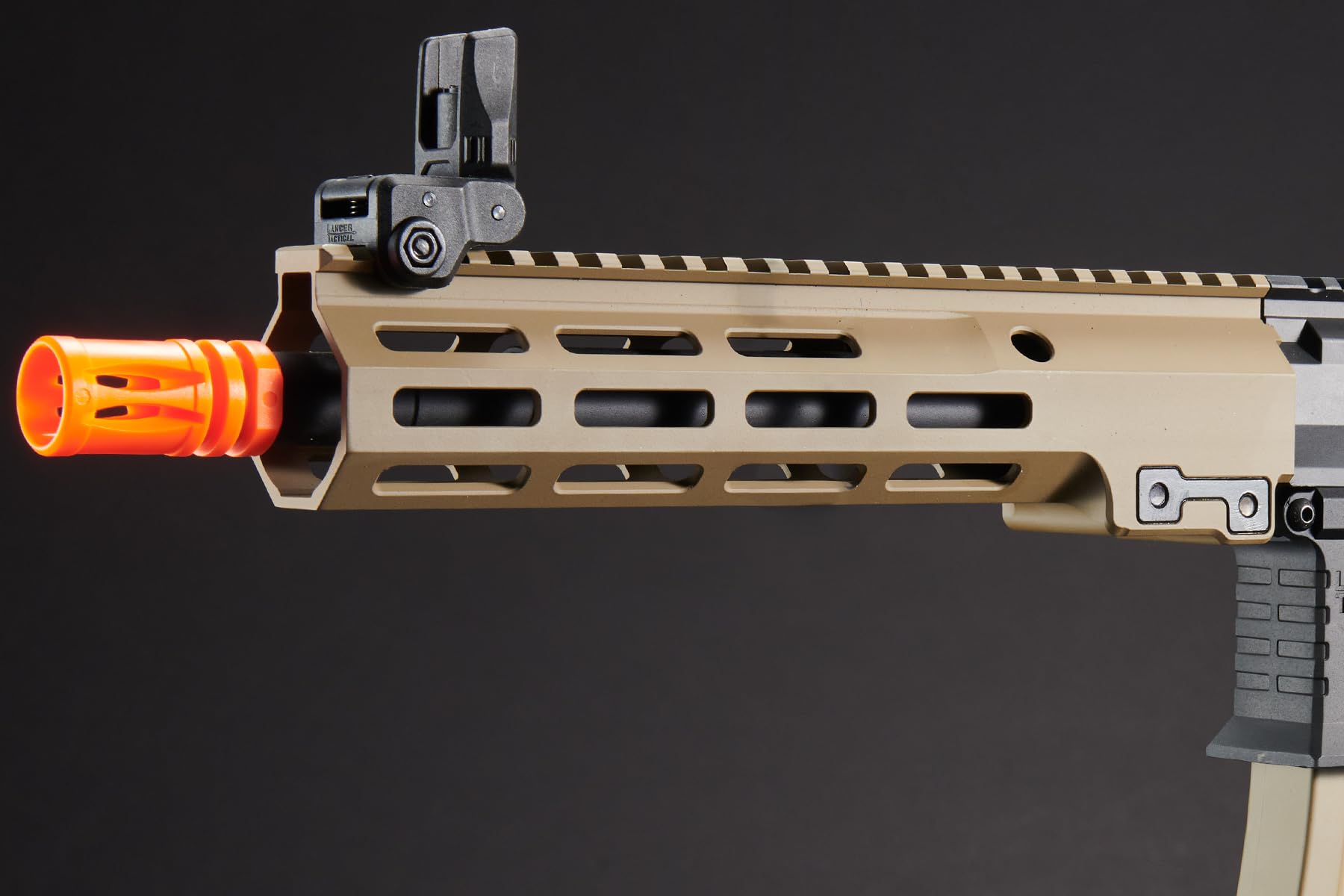 Delta stock with easy battery access for field power.