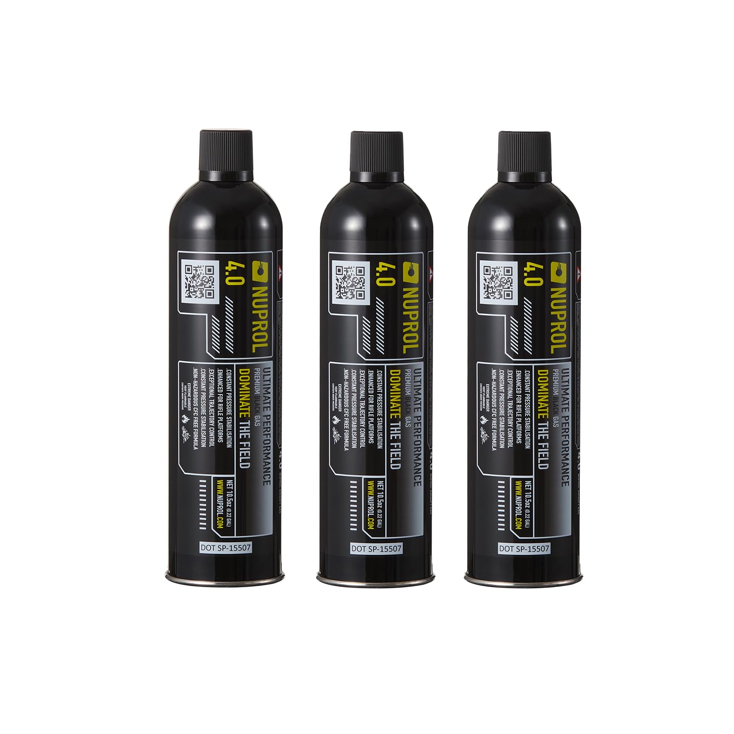 Lancer Tactical Nuprol 4.0 bottle pour showing 1000ml gas for consistent power.