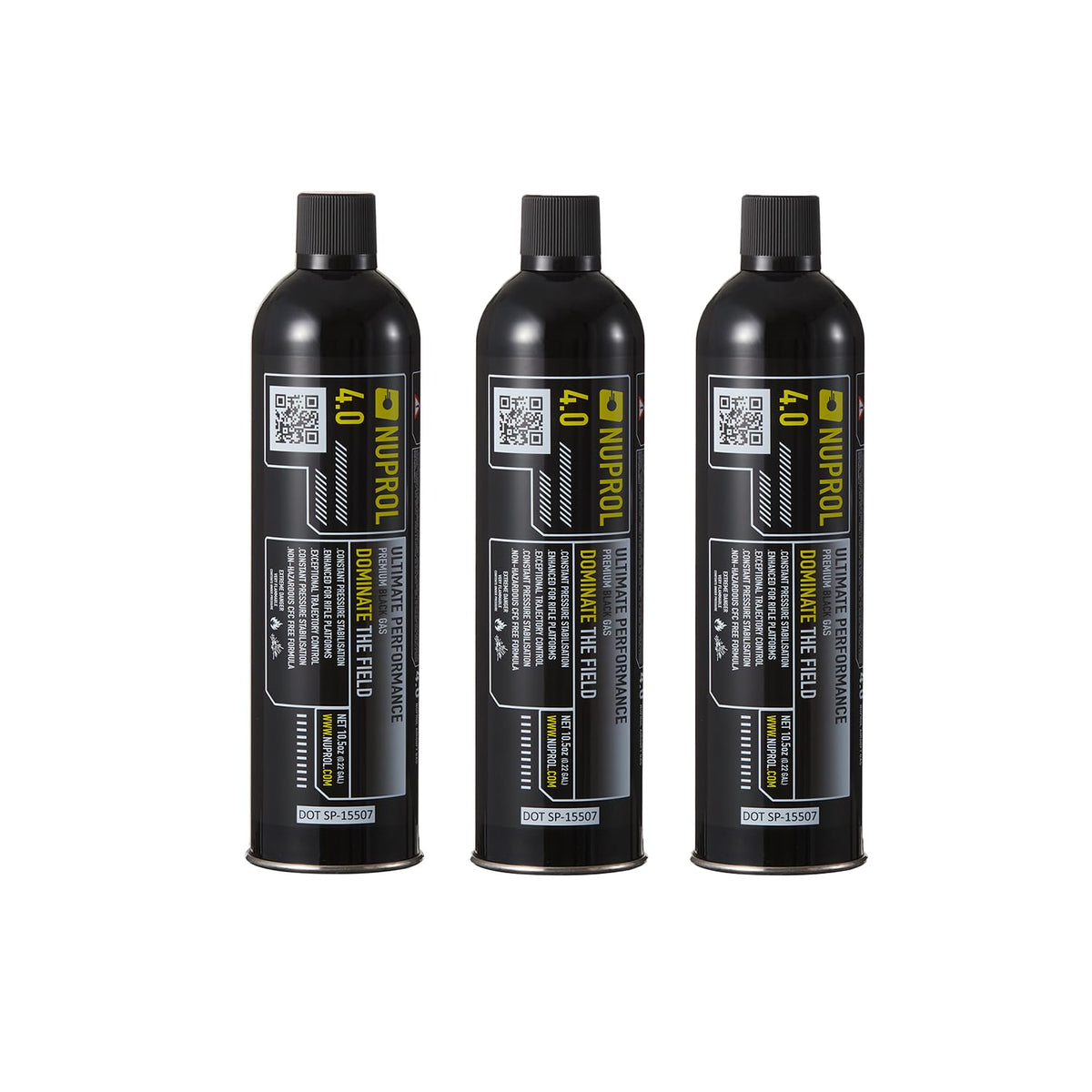 Lancer Tactical Nuprol 4.0 bottle pour showing 1000ml gas for consistent power.