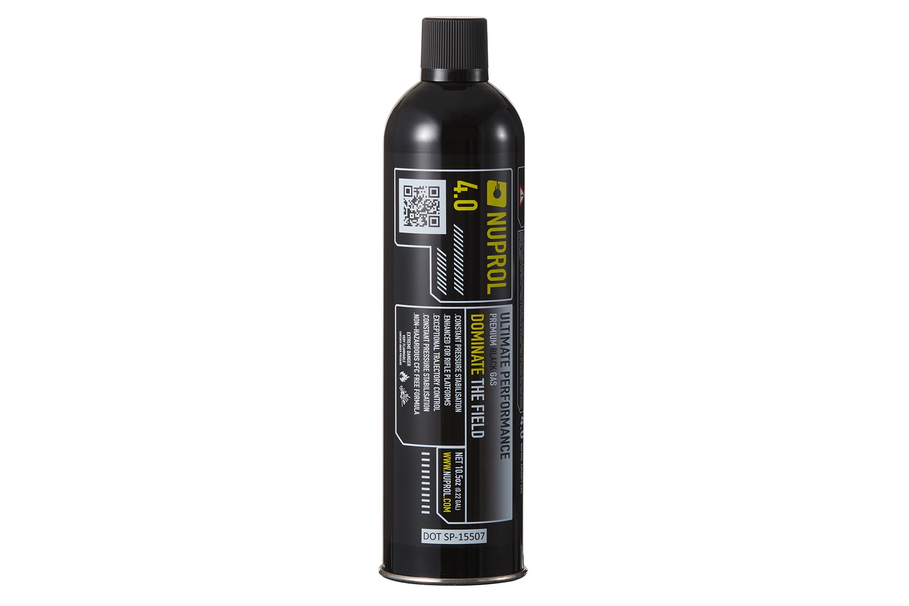 Lancer Tactical Nuprol 4.0 green gas 1000ml pack close-up for quick reloads.