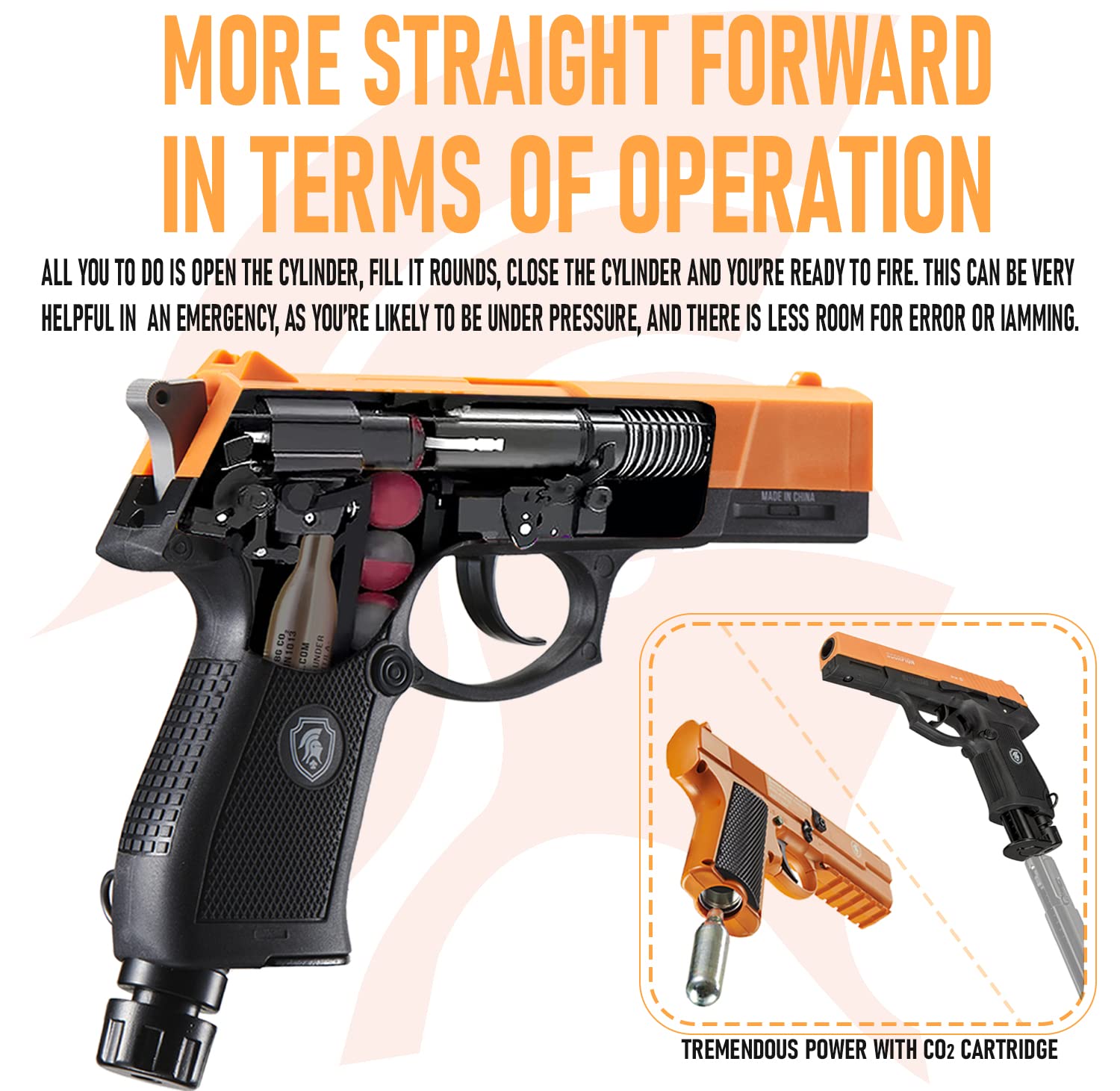 Lancer Tactical Scorpion grip texture ensuring secure, comfortable hold