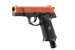 Lancer Tactical Scorpion iron sights closeup emphasizes quick aiming under stress
