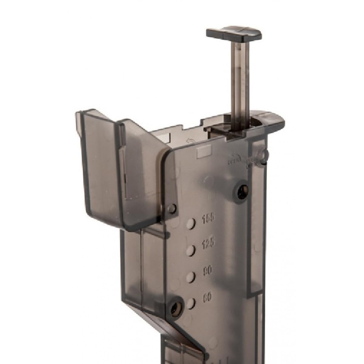 Lancer Tactical speed loader demonstrates BB loading action for rapid reloads.
