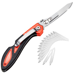 Lancergear hunting knife foldable for compact outdoor carry and one-handed access.